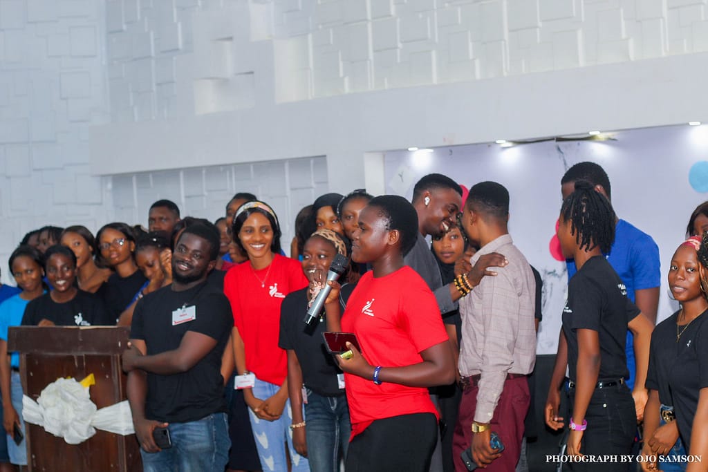 Youths in a conversation and networking