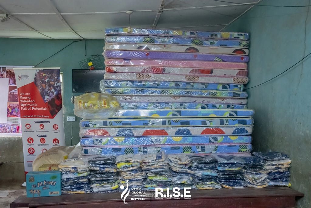 BEDS AND BEDSPREADS DONATED TO THE SCHOOL