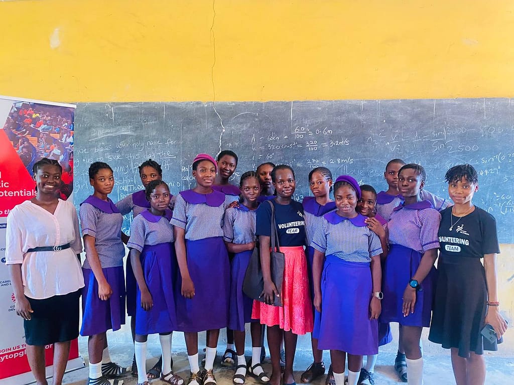 youths out on a schol outreach